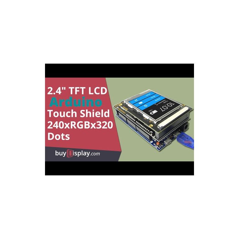 Arduino 2.4 inch IPS TFT LCD Touch Shield ST7789.Library for