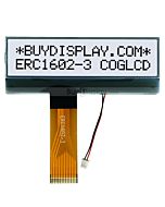 16x2 LCD Matrix character COG module, white bottom black word, nt7603, Black White.