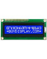 16x2 Russian-Cyrillic Character LCD Module,White on Blue,3.3V-5V