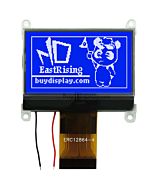 1.8 inch 128x64 Dots Graphic LCD Display Module Serial COG White on Blue