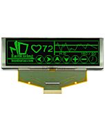 256x64 3.2 inch OLED Module Display SSD1322 Controller，Green on Black
