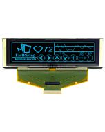 2.8 inch OLED Modules 256x64 Graphic Display,SSD1322,Blue on Black