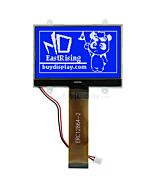 2.6 inch 128x64 COG LCD Module display,serial spi,white Blue