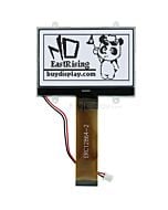 2.6 inch SPI 128x64 NT7538 Graphic Serial LCD, Controller,Black on White