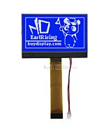 2.9 inch cog display 128x64 blue lcd module arduino,st7565p,White on Blue