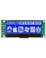 2 inch Blue 192x64 Graphic LCD Display Module,UC1609,SPI for Arduino