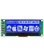 2 inch Blue 192x64 Graphic LCD Display Module,ST7525,SPI for Arduino