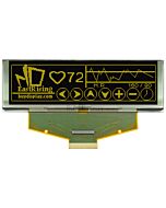 3.2 inch Serial 256x64 Graphic OLED Module Display,Yellow on Black