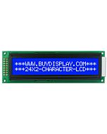 3.3V-5V Blue Dispaly Character 24x2 LCD Arduino,Pinout,White on Blue