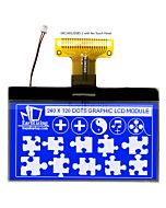 3 inch LCD Backlight Module Display 240x120 Graphic  Serial,Blue on White