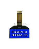 COG Display Serial 8x2 LCD Blue Module,Datasheet PDF,White Backlight