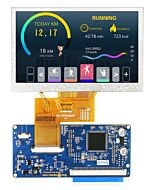 4.3 inch 800x480 IPS TFT LCD Module All Viewing OPTL  Display Optional TouchScreen