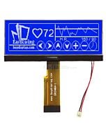 4.3 inch COG 240x64 Display Graphic LCD Module Pinout,UC1698,White on Blue