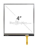 4 inch 4-Wire Resistive Touch Screen Panel