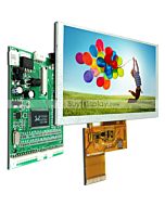 5;5.0 TFT LCD Display 800x480 with VGA,Dual Video Signal Driver Board