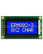 802 Display 8x2 Blue Character LCD Module,White LED Backlight
