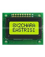 Yellow/Blue 0802 8x2 Character LCD Display Module 5V LCM F Raspberry pi Arduino 
