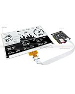 Black 7.5 inch e-Paper Display Arduino Shield,Library 880x528