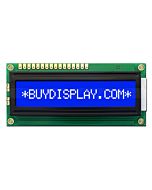 Blue Display 16x1 Character LCD Module,Single LIne,White Backlight
