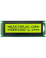 Character Display 16x2 LCD Module,HD44780,Arduino,Black on YG