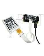 Sunlight Readable Serial SPI 2.9 inch Color E-Ink Display Module 128x296