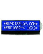 Display Serial 16x2 COG LCD Module,Pin Connection,White on Blue