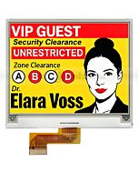 4.2-inch Quad-Color E-Paper Screen E-ink Display 400x300