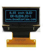 0.83"OLED Display Module SPI,SSD1306 Controller,Blue on Black,96x39