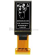 White 0.96 inch 64x128 OLED Display Screen SH1107 SPI I2C Interface