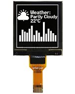 Serial 1.5 inch OLED 128x128 I2C Display Module,SH1107,White on Black