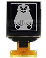 I2C White 1.12 inch OLED Display Panel 128x128 Pixels,SH1107