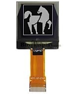 Serial 1.12 inch OLED 128x128 I2C Displays Module,SH1107,White on Black