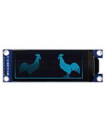 I2C White 2.45 inch OLED Display Module 304x96 Arduino,Raspberry Pi