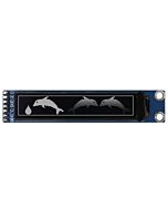 White 2.55 inch OLED Display Module 206x36 Arduino,Raspberry Pi