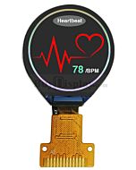 0.71 inch IPS TFT LCD Display 160x160 Round Circle Screen for Smart Watch