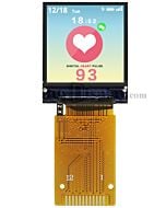 0.85 inch 128x128 IPS TFT LCD Display 4-Wire SPI GC9107 Controller