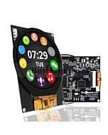 Round 2.1 inch 480x480 TFT Module w/Capacitive Touch SPI/I2C Opt for Arduino Shield