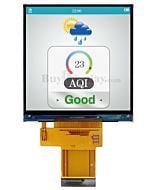 Square 3.4 inch 480x480 IPS TFT LCD Display SPI+RGB Interface