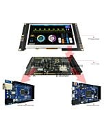 4.3" IPS TFT LCD Arduino Shield w/Tutorial,SSD1963 for Mega/Due