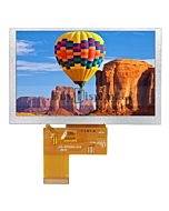 5" IPS TFT LCD Display Module WVGA 800x480 High Resolution for MP4,GPS