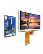 5 inch IPS LCD Screen TFT Module,1024x600 VGA Video AV Driver Board