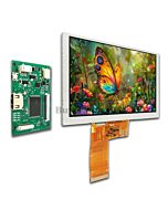 Raspberry Pi 5 inch 1024x600 IPS TFT LCD Display w/HDMI Driver Board