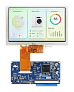 IPS 5 inch High Brightness Arduino LCD Display Project 1024x600 Capacitive Touch