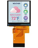 Square 1.54 inch 320x320 IPS TFT LCD Display 4-wire SPI ST7796S