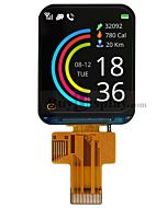 IPS TFT LCD 1.69 inch 240x280 Round Rectangle Capacitive Touch Screen