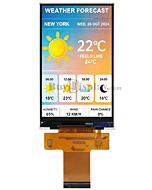 3.97-inch IPS TFT LCD display with a 480×800 Pixel MCU Interface