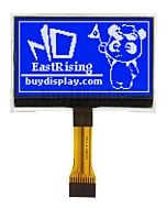 2.2 inch Low Cost Blue 128x64 Graphic COG LCD Display ST7567 SPI