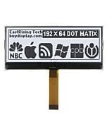 4 inch Low Cost White 192x64 Graphic COG LCD Display ST7525 SPI