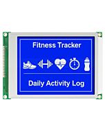Mono Blue 320x240 Graphic LCD Module RA8835 Controller for MCU