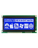 Low-Cost 19264 192x64 Graphic LCD Display Module Blue White Color